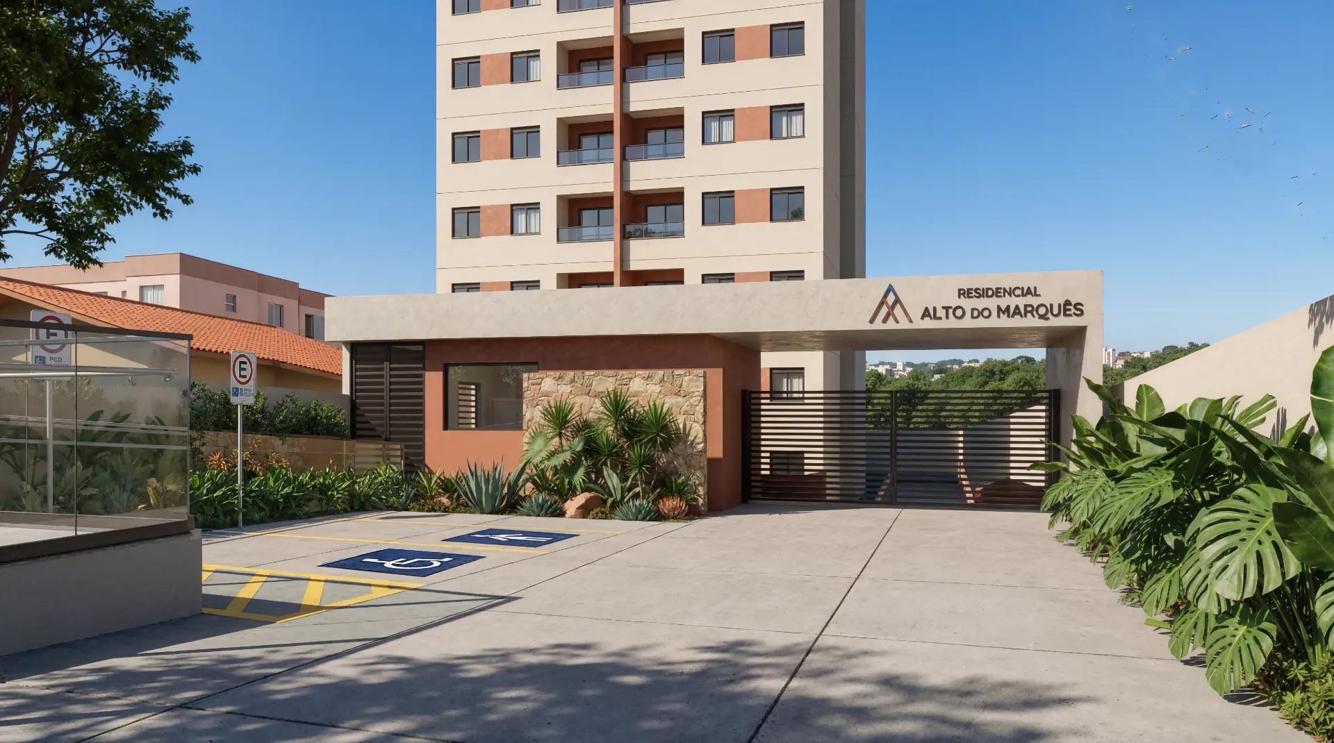 Fachada do Residencial Alto do Marquês
